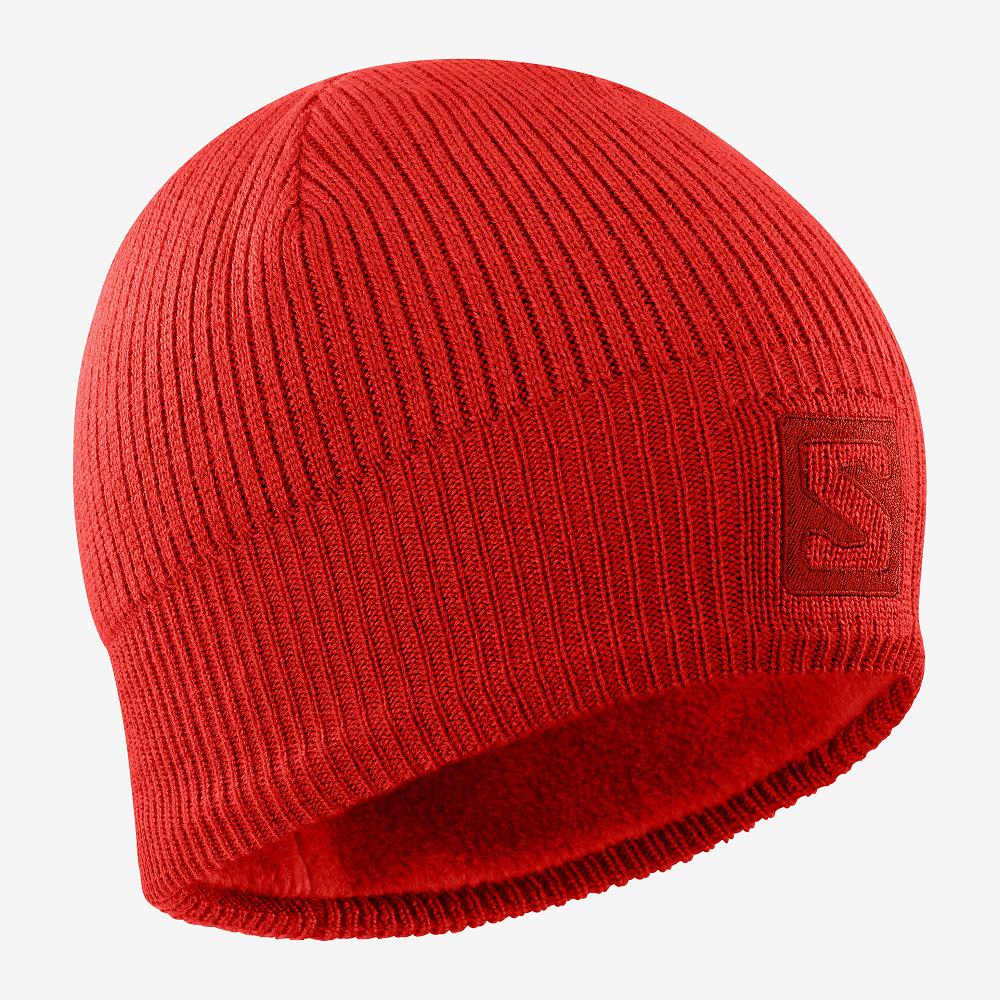 Salomon LOGO Gorros Hombre - Rojas - Colombia (45036-PEVO)